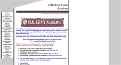 Desktop Screenshot of jmbrealestateacademy.com