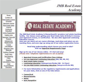 Tablet Screenshot of jmbrealestateacademy.com